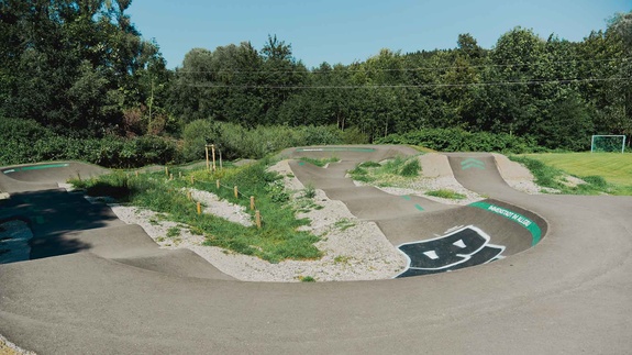 Pump track Immenstadt jump and action