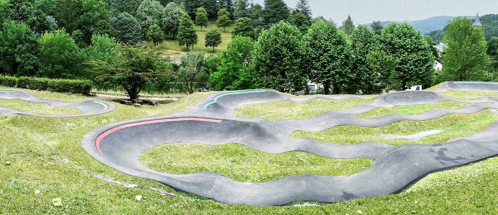 Overview Pumptrack de Florac-Trois-Rivières