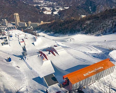 Slopestyle course Winter Olympics Pyeongchang 2018
