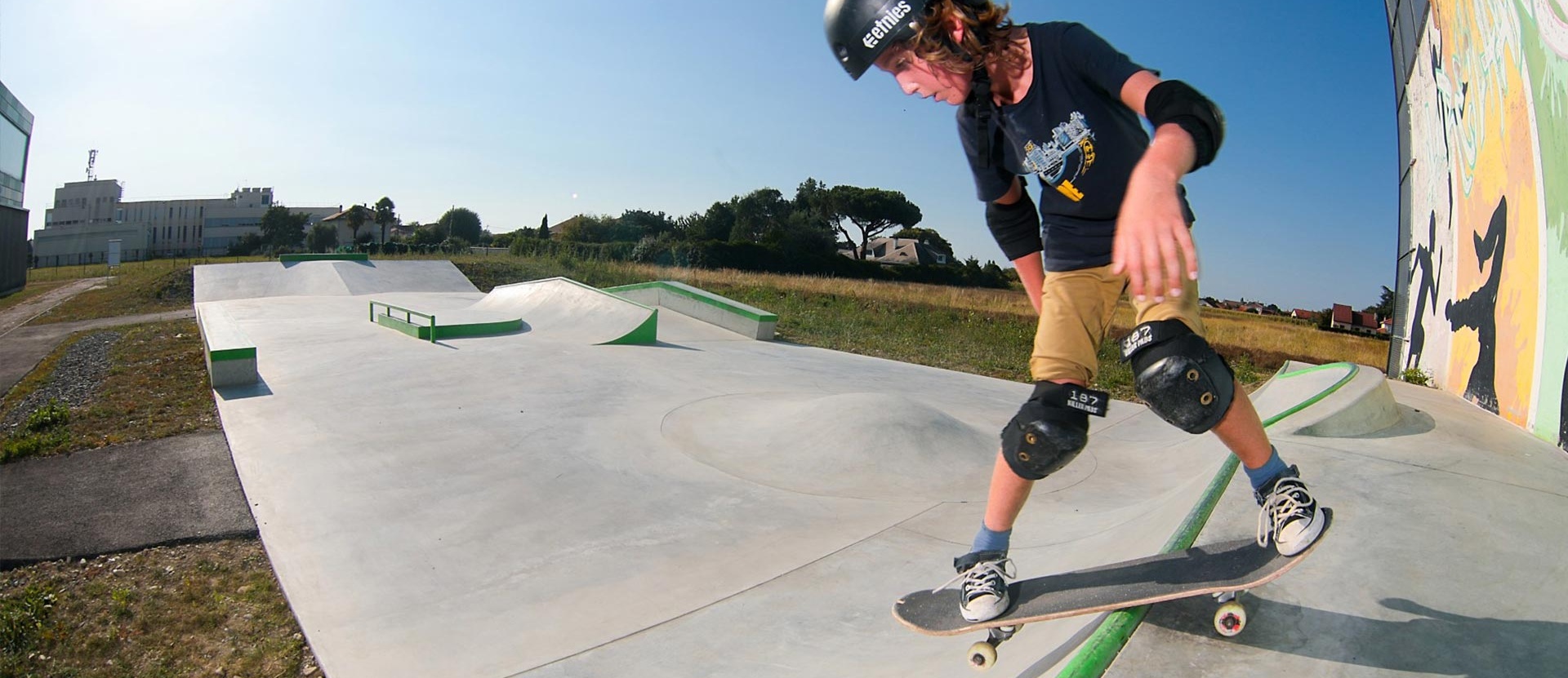 Aperçu du skatepark d'Aureilhan