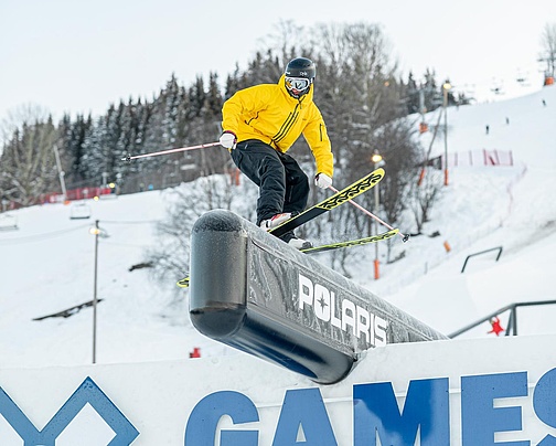 X-Games Norway Hafjell 2020 ©Gizmo Johnsen Freestyle skier at X-Games Norway Hafjell