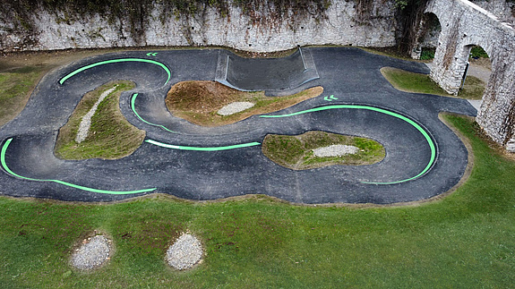 Overview Pumptrack Bagnères-de-Bigorre