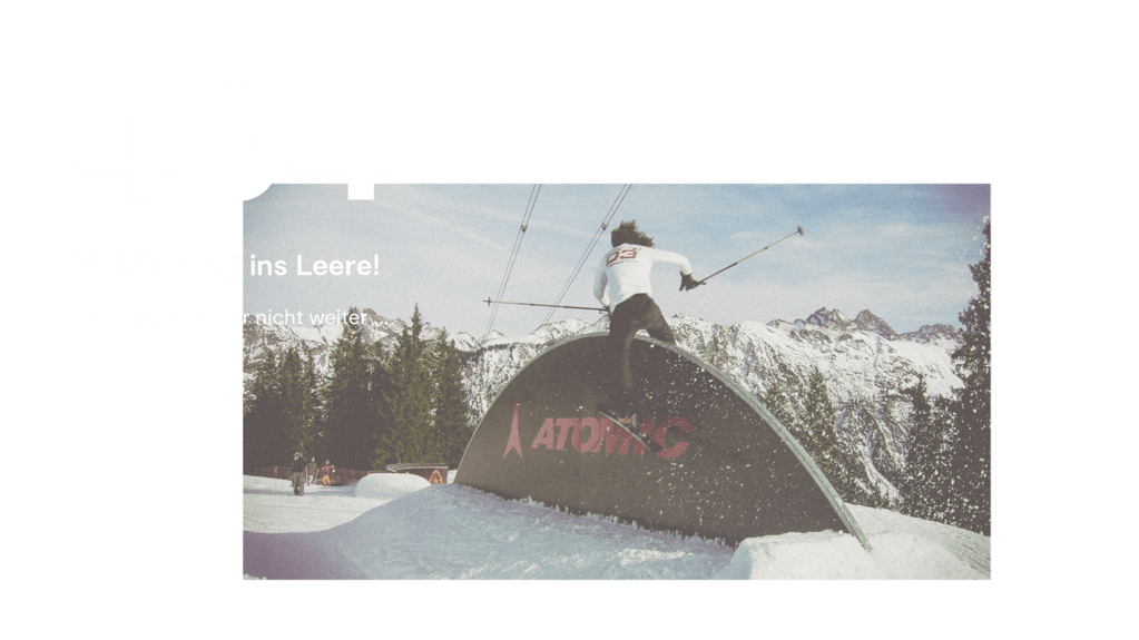 Schneestern 404 Harte Landung für einen Freeskier