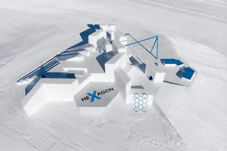 Hexagon Kühtai from above