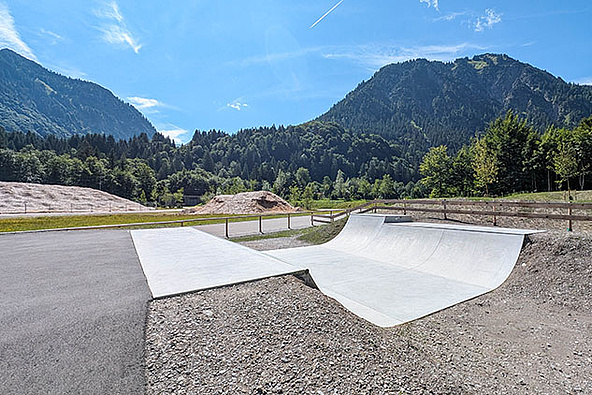 Mini ramp at Nordic Park Oberstdorf