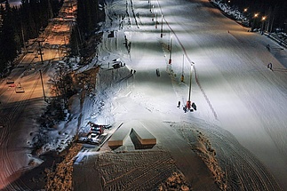 Snowpark Vuokatti Aufbau