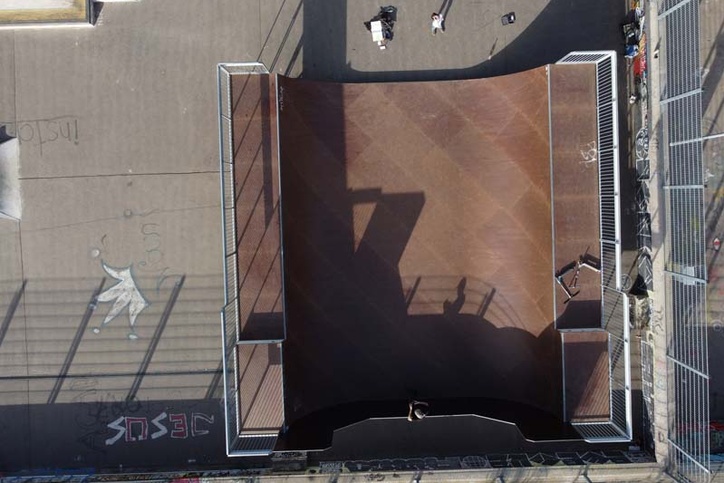 Luftaufnahme Wien Miniramp