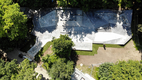Skatepark Hirschgarten Überblick