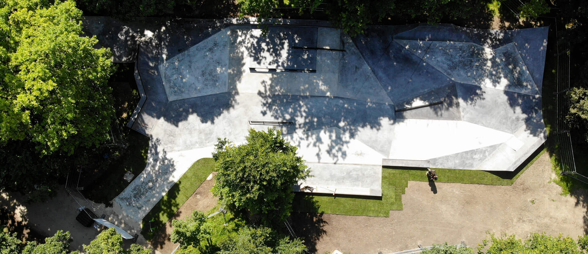 Skatepark Hirschgarten Überblick