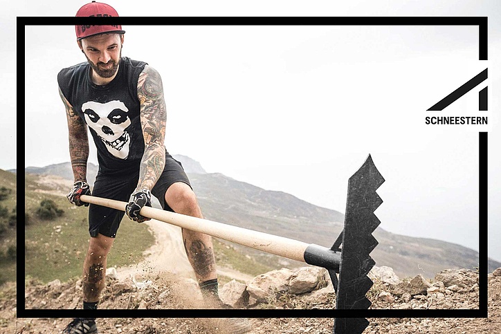[Translate to Englisch:] Builders Shape Tool wird beim Trailbau verwendet
