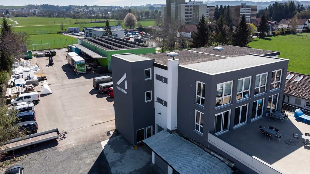 Schneestern headquarter from above